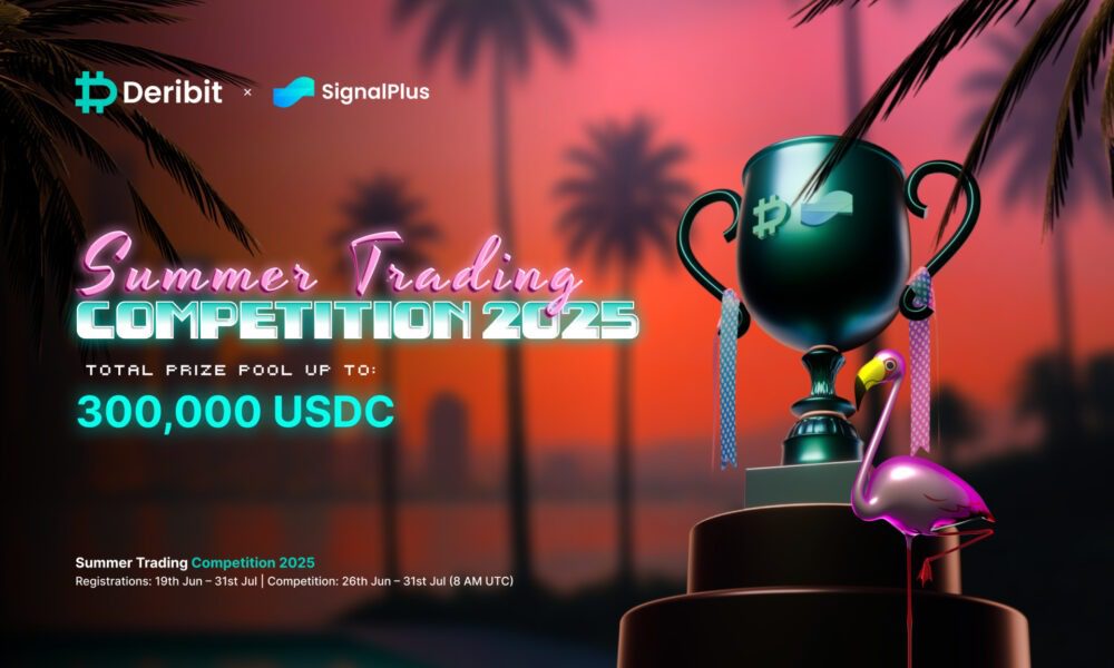 Deribit and SignalPlus Launch “The Summer Chase” Trading Competition 2025
