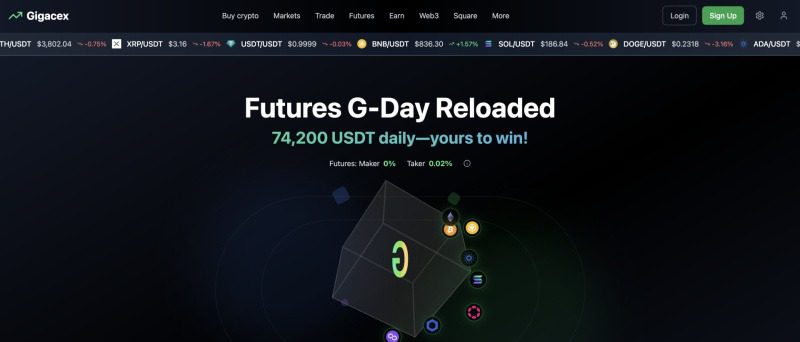 Gigacex centralized exchange