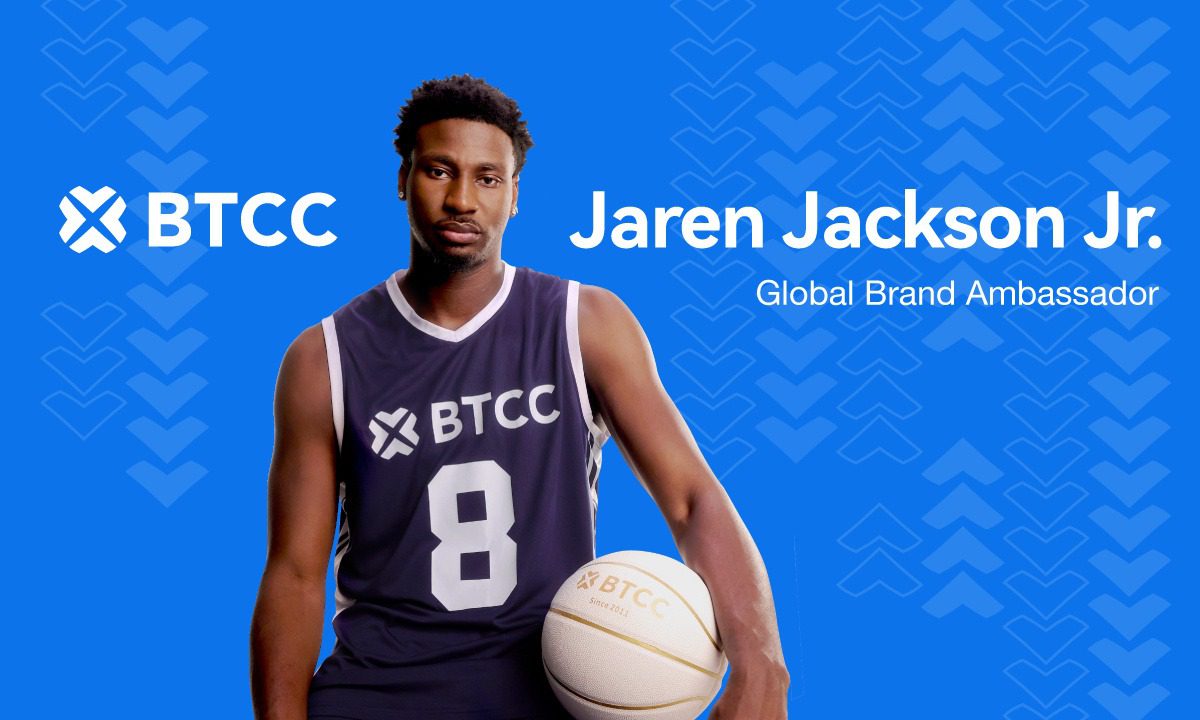 Jaren Jackson Jr. becomes BTCC global brand ambassador.