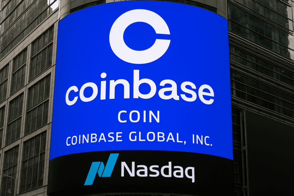 Coinbase shares drop