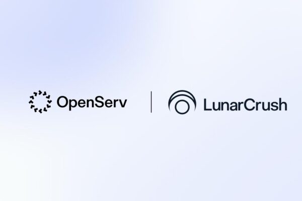OpenServ and LunarCrush partner