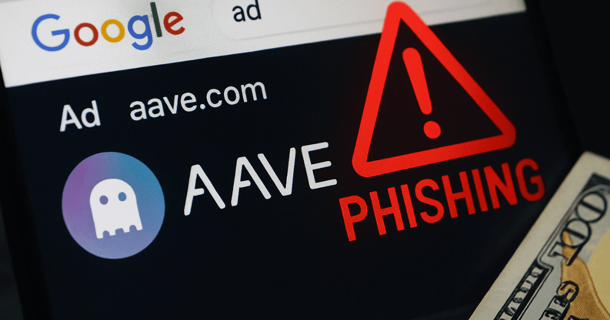 AAVE hit by Google Ads phishing scam