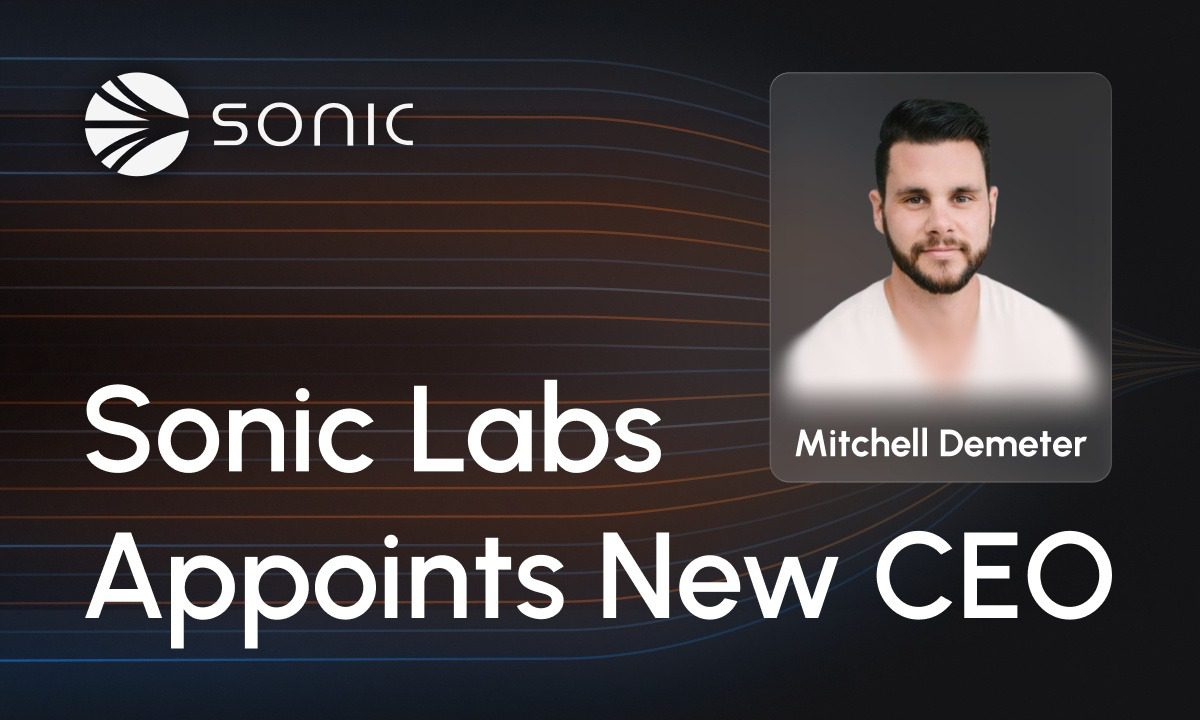 Mitchell Demeter Appointed CEO of Sonic Labs