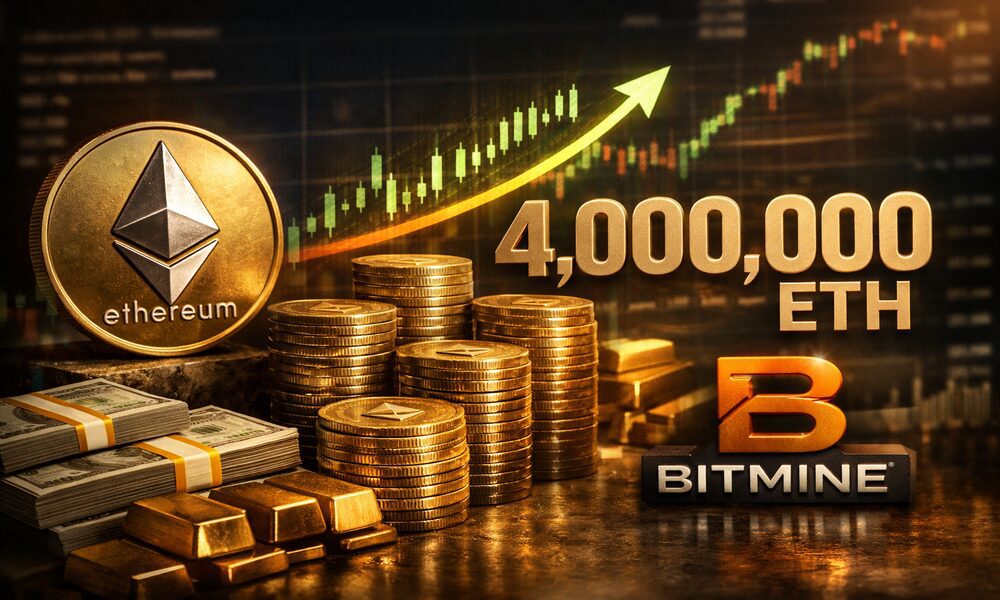 Bitmine tops 4M ETH as Ethereum treasury strategy accelerates