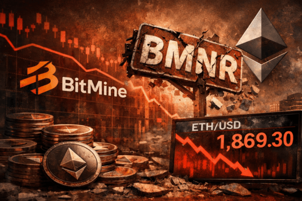BitMine shares sink as ETH holdings lose nearly $8B in value