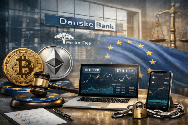 Danske Bank launches Bitcoin and Ethereum ETPs for retail investors under strict EU regulation