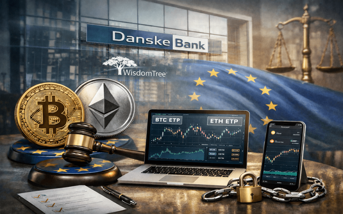 Danske Bank launches Bitcoin and Ethereum ETPs for retail investors under strict EU regulation