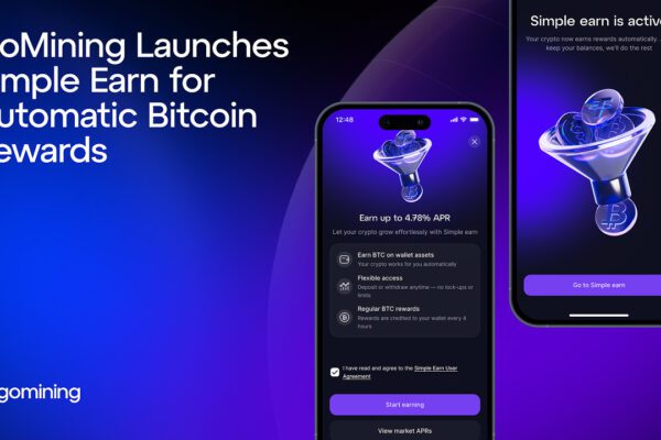 GoMining Simple Earn launch