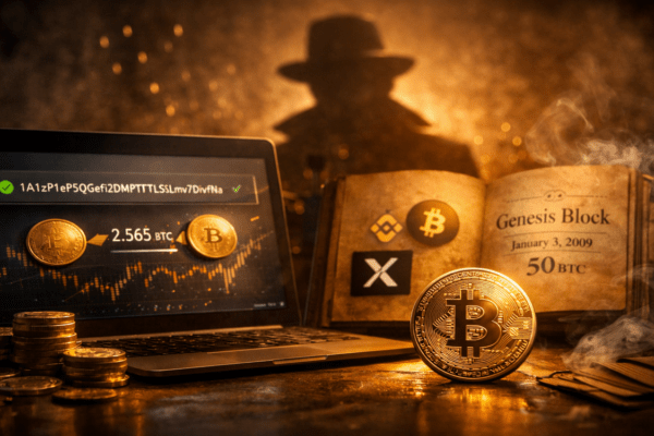 Bitcoin Genesis wallet gets 2.565 BTC, Satoshi Buzz