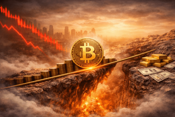 Bitcoin 1-day price chart showing sideways consolidation near $66.9K with weak momentum, RSI below 50, and MACD in negative territory