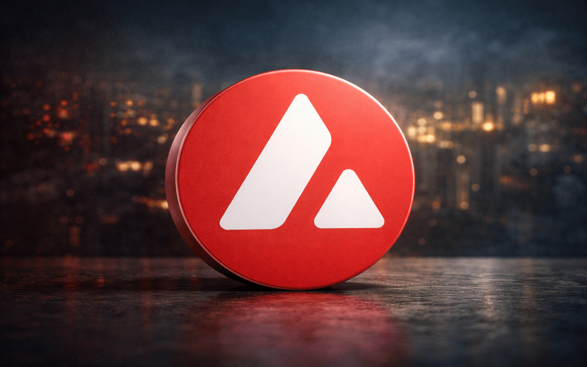 AVAX is showing price near $9.56, down 1.65%, in a broader downtrend with RSI near 52 and flattening MACD.