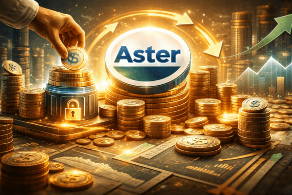 Aster token chart near $0.66, low volume, weak bearish momentum, mild selling pressure.