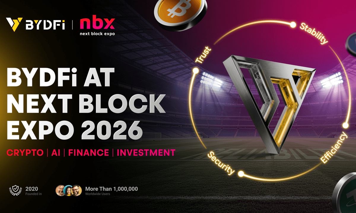 BYDFi Expands European Reach with Next Block Expo 2026 Sponsorship in Warsaw