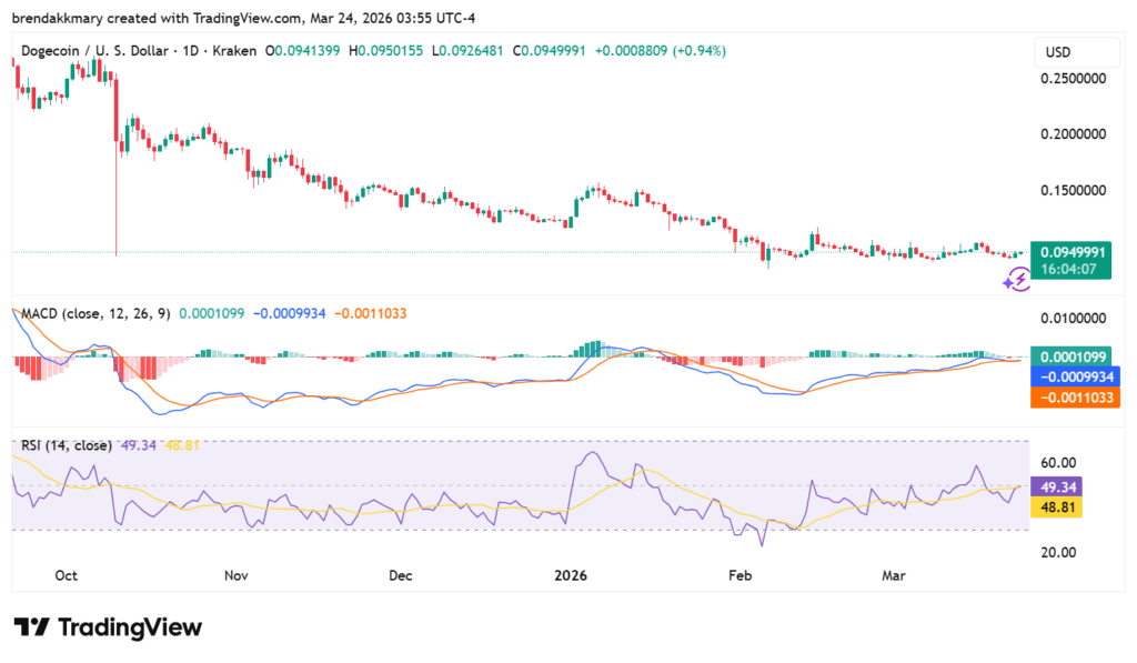 Dogecoin builds strong support as 28B tokens cluster at $0.074