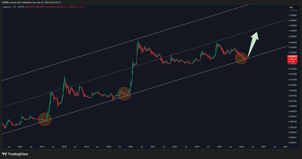 Dogecoin builds strong support as 28B tokens cluster at $0.074
