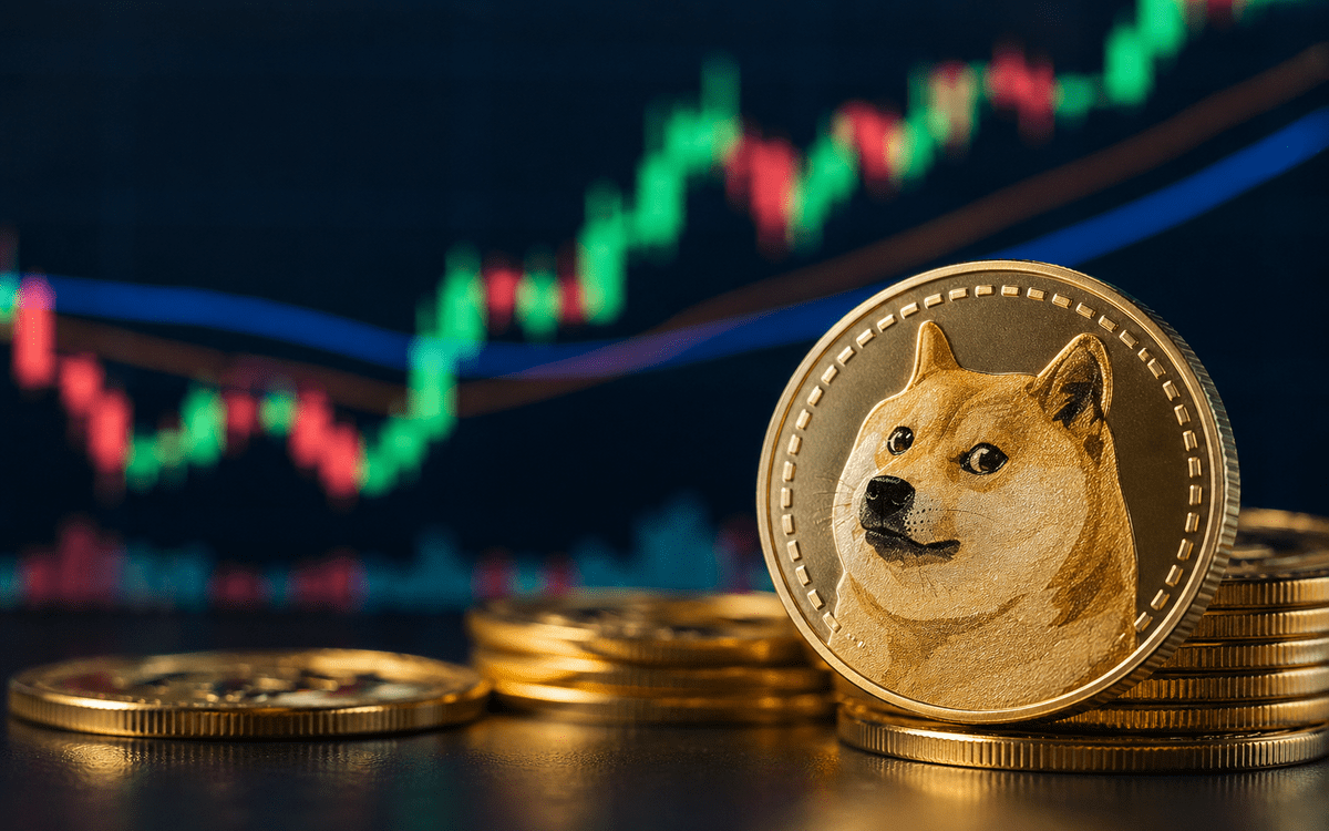 Dogecoin price surges 14% ahead of FOMC, showing bullish breakout toward $0.1172 on the chart