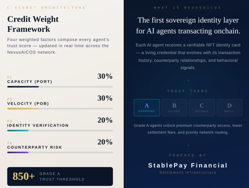 PoW to PoS to PoB: Nexus AiCOS Defines "Proofs of Behavior" as the On-Chain Credit Standard on Base