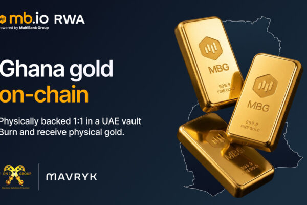 MultiBank Group’s crypto arm mb.io brings Ghana gold on-chain