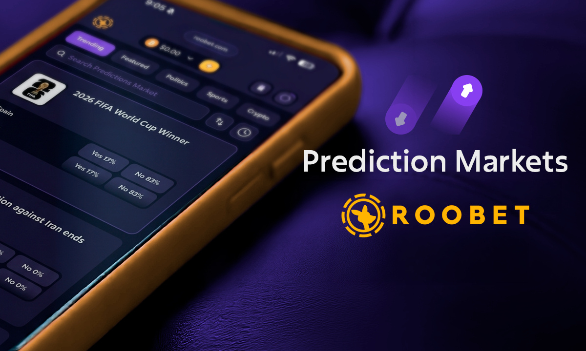 Roobet Launches Prediction Markets, The First Major Crypto Casino to Integrate